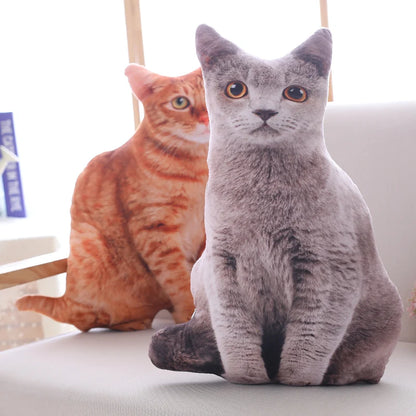 Cute Cat Plush Pillow