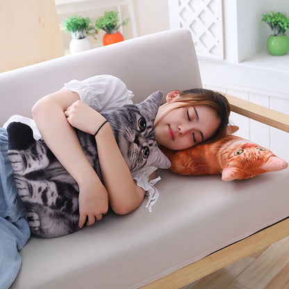 Cute Cat Plush Pillow